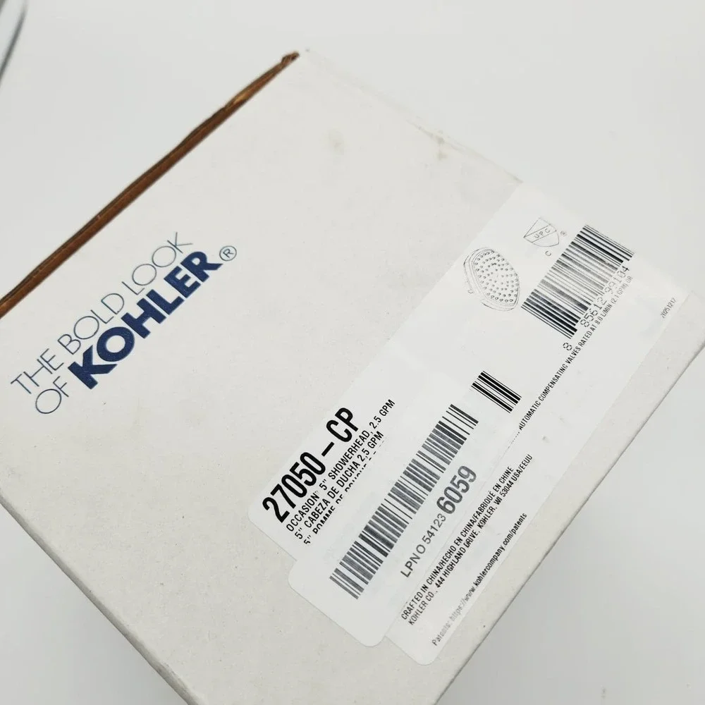 Kohler 27050-CP Occasion Single Function Showerhead 2.5 GPM Polished Chrome
